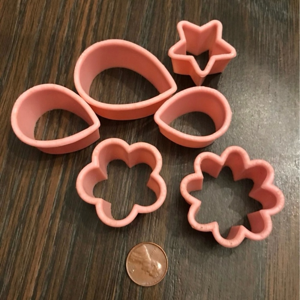 6 Fondant Flower Cutters